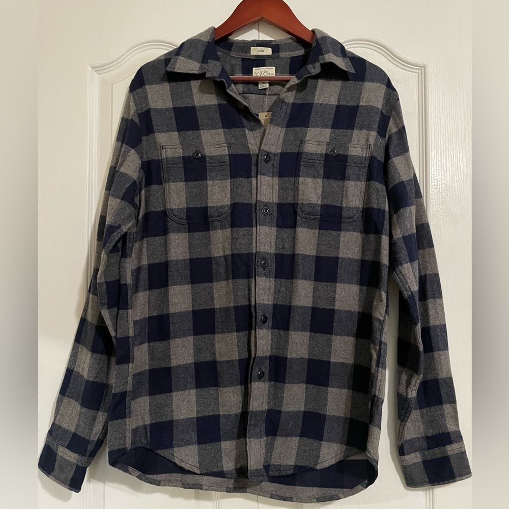 Men’s Medium 100% Cotton J. Crew Button Down, New With Tags